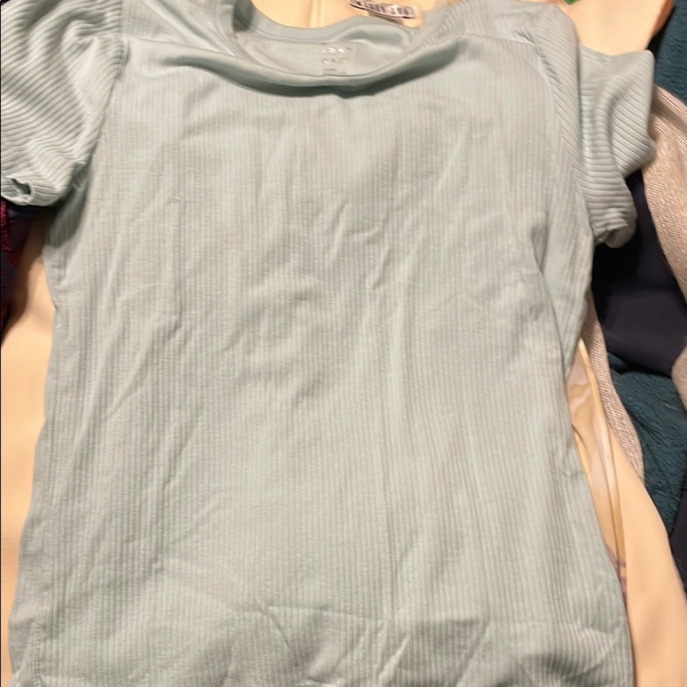 A New Day Light Blue Short Sleeve Tee